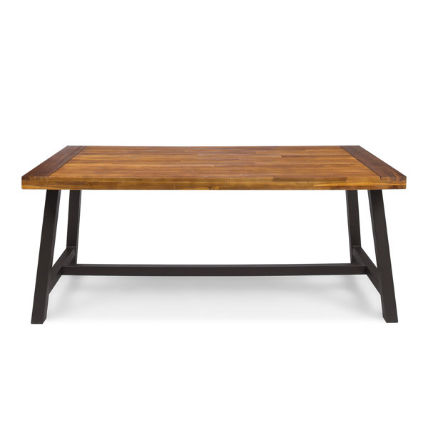 Outdoor modern best sale dining table